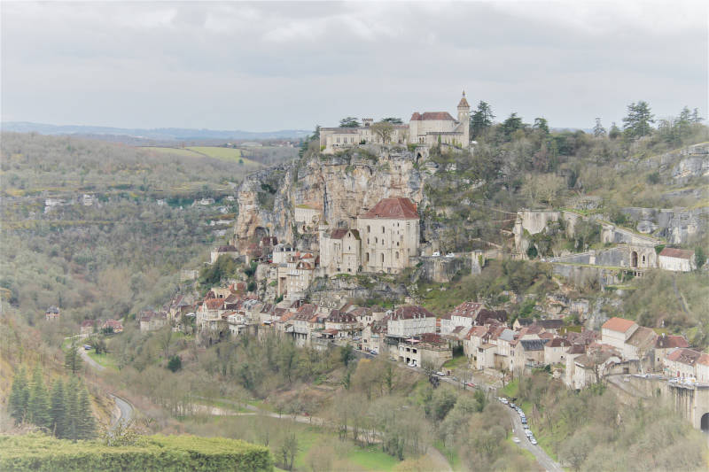 Rocamadour on the cliff